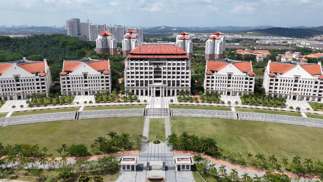 厦门大学马来西亚分校鸟瞰图。（厦门大学马来西亚分校供图）